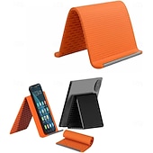 baratos Arrumação e Organização-Suporte de silicone para celular com estrutura de alumínio, flexível e dobrável, que se adapta a qualquer formato, com ajuste multiangular para celulares e tablets. &amp;dispositivos pequenos