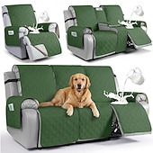 cheap Recliner Cover-Waterproof Recliner Couch Covers for Pets, Sofa Covers  Washable Reclining Sofa Cover Non-Slip Furniture Protector with Elastic Straps Pocket for Dogs