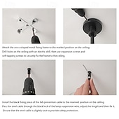 economico Design di Tamburo e Cono-lampada a sospensione a led lampada a sospensione industriale lampada a sospensione a braccio oscillante, lampada a sospensione a soffitto a cupola regolabile per sala da pranzo soggiorno in