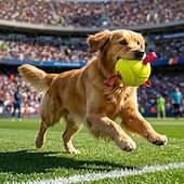 economico Giocattoli per cani-Pallone galleggiante per cani con cinghie