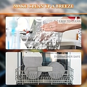 رخيصةأون أدوات وأجهزة المطبخ-قطعتان أو أربع قطع من حصائر الشواء الشبكية غير اللاصقة، حصائر شواء قابلة لإعادة الاستخدام، مناسبة للشواء في الهواء الطلق، متوافقة مع شوايات الغاز والفحم والكهرباء، لطهي اللحوم والأسماك وشرائح اللحم