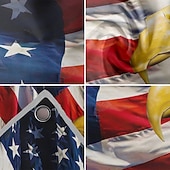 billige 250. jubileum-Dekorasjoner til garasjeporten i anledning av 250-årsjubileet for den amerikanske uavhengighetsdagen, fyrverkeri, patriotisk garasjeportbakgrunn, dekor til amerikansk flagg, frihetsminnefest