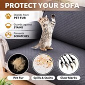 cheap Sofa Cover-100% Waterproof Couch Covers Sofa Covers for Dogs Couch Protector Triple Non-Slip Sofa Slipcover for 3 Cushion Couch Furniture Protector for Pets, Kids,Dog