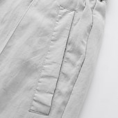 economico Classico-Per uomo Pantaloni di Lino Pantaloni Pantaloni Estivi Pantaloni da Spiaggia Coulisse Elastico in vita Tinta unica Comodità Traspirante Quotidiano All'aperto Spiaggia Vacanza Moda Nero Albicocca