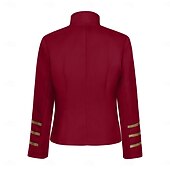 economico Capispalla-Medievale Rinascimento Cappotto Lunghe Gentildonna Nobildonna Tinta unica Aderente &amp; Svasato Costume Per donna Reale Halloween Carnevale Fiera Rinascimentale LARP Adulti Cappotto