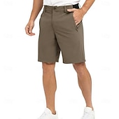 abordables pantalones cortos de trabajo-Hombre Pantalón corto pantalones cortos de vestir Empresa Pantalones cortos casuales Shorts de golf Bolsillo Plano Comodidad Transpirable Longitud de la rodilla Diario Exterior Negocio Moda Ropa de