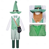  St. Patrick Outfits Group Costume Funny Costume Kid's Adults' Unisex Masquerade St. Patrick's Day Party Festival Dress Up