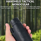 cheap Rangefinders &amp; Telescopes-12x50 High Power Monocular Telescope with Smartphone Adapter and Tripod, BAK4 Prism FMC Lens Waterproof Monocular for Adults, Bird Watching Hunting Camping Wildlife Hiking Traveling