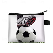 abordables Partido Mundial de Fútbol 2026-Paquete de 9 monederos de fútbol para niños, mini estuches con cremallera para llaves, monedas y auriculares, ideales para rellenar bolsas de regalos para fiestas temáticas deportivas y como obsequio