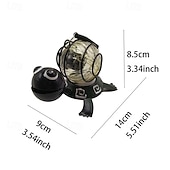 お買い得  ランドスケープライト-屋外ソーラー防水鉄製中空LEDカメ装飾ライト、庭、庭、小道、池、木々用の吊り下げランタン – 周囲の景観照明
