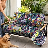 ieftine Husă pentru perne de patio-huse de pernă impermeabile pentru exterior, husă elastică moale și impermeabilă pentru confort sporit și protecție a mobilierului