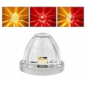 preiswerte Dekorative Lichter-Zweifarbige LED-Wassermelonenlichter mit klarer Linse, konstant &amp;Blitzlichter, Blinker zur Begrenzung des Fahrerhausdachs