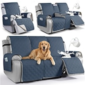 cheap Recliner Cover-Waterproof Recliner Couch Covers for Pets, Sofa Covers  Washable Reclining Sofa Cover Non-Slip Furniture Protector with Elastic Straps Pocket for Dogs