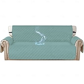 cheap Sofa Cover-Waterproof Non Slip Pet Sofa Mat Solid Color One Piece Sofa Cover Couch Protector Durable Anti Stain Furniture Cover for Dogs Cats Living Room All Season Use