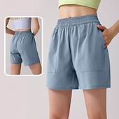 economico Pantaloni corti da corsa-Per donna Shorts da corsa Shorts Sportivi Tasche Pantaloncini Casuale Quotidiano All'aperto Estate Primavera Asciugatura Rapida Leggero Traspirante Allenamento in Palestra Tennis Golf Vestibilit