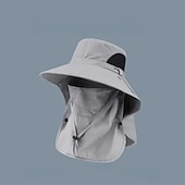 preiswerte Heizen und Kühlen-Anglerhut mit abnehmbarem Sonnenschutz, Gesichts- und Nackenschutz für den Sommer – breite Krempe, UV-Schutz, Unisex-Sonnenhut zum Wandern, Angeln und Reisen