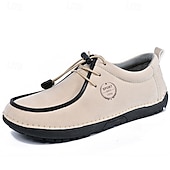 economico Scarpe Casual con Lacci-Scarpe casual da uomo con lacci e punta mocassino, leggere e comode, ideali per camminare, perfette per tutti i giorni, per viaggiare, guidare e per il tempo libero del fine settimana.
