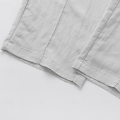 economico Classico-Per uomo Pantaloni di Lino Pantaloni Pantaloni Estivi Pantaloni da Spiaggia Coulisse Elastico in vita Tinta unica Comodità Traspirante Quotidiano All'aperto Spiaggia Vacanza Moda Nero Albicocca
