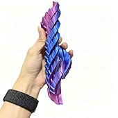 رخيصةأون تماثيل-بيضة تململ مطبوعة بتقنية ثلاثية الأبعاد، لعبة انزلاقية لتخفيف التوتر، بيضة تململ ملتوية لعيد الفصح للبالغين، ألعاب تململ صغيرة منزلقة لحشو سلال عيد الفصح، أحجية دوارة لتخفيف التوتر