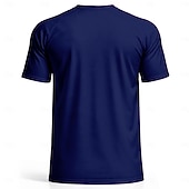  Voor heren Geometrisch Frankrijk Voetbalzomer Wereldwijde wedstrijd Truien Hardloopshirt Zomer Kleurenblok Korte mouw UPF 50 Sneldrogend Ademend Informeel Hardlopen Joggen Fitness blauw Sportkleding