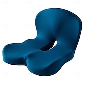 cheap Car Seat Covers-Ergonomic Memory Foam Seat Cushion - Orthopedic Chair Pad for Office Chair, Tailbone &amp; Coccyx Pain Relief Seat Pillow for Car, Gaming Chair, Wheelchair, Breathable Cover, Non-Slip