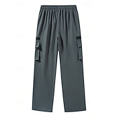 cheap Bottoms-Men's Outdoor Pants Cargo Pants Hiking Pants Trousers Summer Spring Autumn / Fall Outdoor Tailored Fit Waterproof Quick Dry Breathable Pants / Trousers Drawstring Pocket Elastic Waist Black Army Green