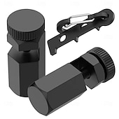 cheap Measuring &amp; Gauging Tools-Tall Stair Gauges for Framing Square, CNC Anodized Aluminum Alloy Framing Square Attachment, Rafter Layout Tool, Precision Woodworking Gauges with Storage Clip &amp; Carabiner
