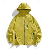 abordables Chaquetas impermeables-Mujer La chaqueta con capucha Chaqueta de piel de senderismo Chaqueta Cortavientos Verano Al aire libre Resistente al Viento Utra ligero (UL) Secado rápido Ligero Abrigos Chaqueta Pesca Escalada Playa