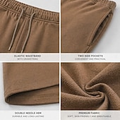 economico Scalda-muscoli-Per uomo Pantaloncini attivi Pantaloncini da tuta Shorts Pantaloncini Estivi Coulisse Elastico in vita Semplice Comodità Sopra il ginocchio Quotidiano All'aperto Abbigliamento casual alla moda Sport