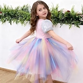 cheap Girls' Costumes-Princess Dress Cosplay Costume Outfits Movie Fashion Cute Tutus for Girls' Kid's Masquerade Daily Holiday Comic Con