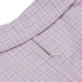 abordables Dresses-1950s Retro Vintage Midi Dress Short Sleeves With Belt Checkered / Gingham Square Neck Fancy Dress Women's Casual Dailywear Tea Party Adults' Dress Spring &amp; Summer
