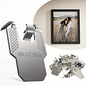 Недорогие Улучшение положения семей-20 шт. специальных крючков-защелок для подвешивания гипсокартона на стену, устойчивые к царапинам, прочные, для художественной живописи, зеркал, фотографий, плакатов, набор инструментов для