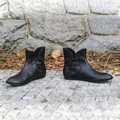 お買い得  靴-レトリ／ヴィンテージ 中世 ルネッサンス シューズ 仮装 男性用 セルティック 海賊 ハロウィーン カーニバル マスカレード マスカレード パーティー 成人 シューズ