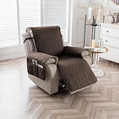 Недорогие Чехол для кресла-качалки-Водонепроницаемая небольшая клетчатая подушка для дивана, коврик для дивана с животными, нескользящий защитный чехол для дивана для собак и кошек, моющийся, прочный.