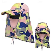 cheap Heating &amp; Cooling-2-in-1 UV Protection Sun Hat for Men &amp; Women, Outdoor Summer Hat with Removable Face Shield for Fishing, Hiking &amp; Camping, Lightweight, Breathable, Quick-Dry Sun Hat for Full Face &amp; Neck Protection