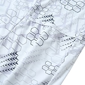 baratos Tops-Homens Camisa de Trilha Camisa de pesca Camisa com proteção UV Manga Longa Com Capuz Blusas Ao ar livre Proteção Solar UV Respirável Verão Primavera Terileno Preto Branco Vermelho Pesca Alpinismo