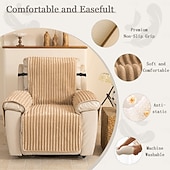 preiswerte Sesselbezug-Wasserdichte Sofabezüge, rutschfeste Sofabezüge, Sesselbezüge, Einzelsitzer-Sofabezüge, Haustierfreundliche, kratzfeste und strapazierfähige Sofaüberwürfe für Hunde und Katzen, Wohnzimmerbezüge für jede Jahreszeit