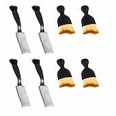 cheap Vehicle Cleaning Tools-2 Sets Car Interior Detailing Brush Set, Soft Bristle Dusting Brush &amp; Dual-Ended Air Vent Cleaner Tool, Professional Car Cleaning Kit for Dashboard, AC Outlet, Console, Gaps, Scratch-Free