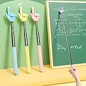 cheap Home Supplies-5pcs Retractable Teacher Pointers, Adjustable Finger Pointers, Mini Telescopic Classroom Pointers, Suitable for Elementary and Kindergarten Teachers, Classroom Supplies