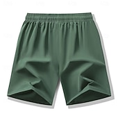 halpa Rennot shortsit-Miesten Shortsit Rennot shortsit Athletic Short Tasku Joustava vyötärö Tavallinen Nopea kuivuminen Hengittävä Lyhyt Päivittäin ulko- Hiekkaranta Muoti Katutyyli Sininen Musta Mikrojoustava