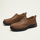 ieftine Pantofi casual slip-on-Mocasini casual maro pentru bărbați, cu vârf moale, model resort, încălțăminte confortabilă pentru călătorii și vacanțe, pentru timpul liber zilnic