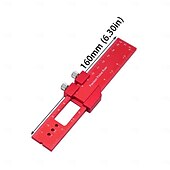 Недорогие Ручные инструменты-Высокоточная многофункциональная алюминиевая линейка для деревообработки, чертежей и разметки.