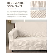 voordelige Bankhoes-Waterbestendige, elastische bankhoes, jacquard hoes, antislip, wasbaar, meubelbeschermer, huisdiervriendelijk, voor de woonkamer.