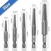 Недорогие Ручные инструменты-Набор из 10 предметов для извлечения сломанных винтов, комплект сверл для удаления сорванных резьбовых соединений, шестигранный хвостовик 1/4 дюйма, инструмент для легкого извлечения поврежденных