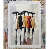 cheap People Paintings-Mintura Handmade Figure Oil Paintings On Canvas Wall Art Decoration Modern Abstract Pictures For Home Hotel Decor Rolled Frameless Unstretched Painting