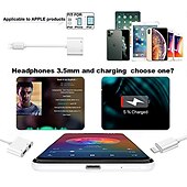 billiga Mobiltelefon kablar-2-pack 2-i-1 lightning till 3,5 mm hörlursuttagsadapter &amp;laddare, iPhone-splitter aux-ljuddongel kompatibel med iPhone 14 13 12 11 se