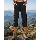 cheap Bottoms-Women's Outdoor Pants Cargo Pants Hiking Pants Trousers Summer Spring Autumn / Fall Outdoor Regular Fit Waterproof Quick Dry Breathable Pants / Trousers Drawstring Drawstring Pocket Elastic Waist