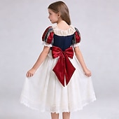 cheap Girls' Costumes-Snow White Princess Dress Cosplay Costume Outfits Movie Cute Tutus Led Light Up for Girls' Kid's Masquerade Daily Holiday Comic Con