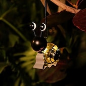 baratos Luzes de paisagem-Lanterna suspensa de ferro oca em formato de caracol, à prova d'água e com energia solar, ideal para decoração de jardins, vilas, árvores e pátios, perfeita para criar um ambiente aconchegante no