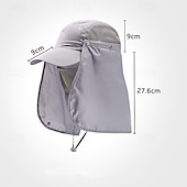 cheap Heating &amp; Cooling-2-in-1 UV Protection Sun Hat for Men &amp; Women, Outdoor Summer Hat with Removable Face Shield for Fishing, Hiking &amp; Camping, Lightweight, Breathable, Quick-Dry Sun Hat for Full Face &amp; Neck Protection